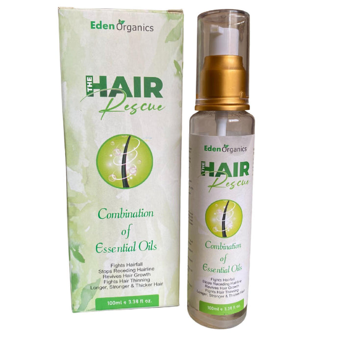 Hair rescue spray to stop hair loss.