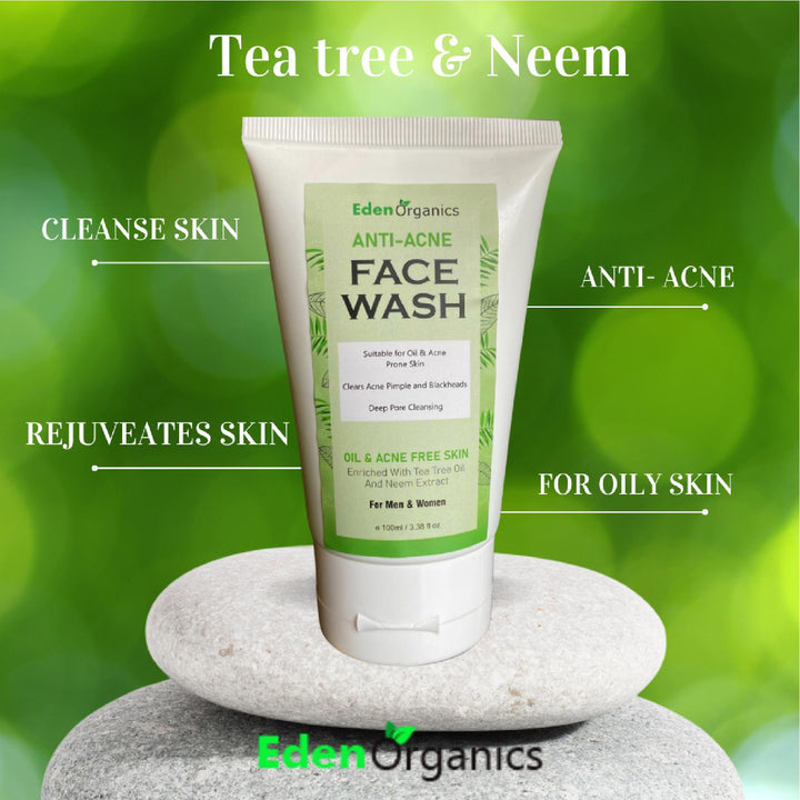Face wash to cleanse and rejuvenate the skin.
